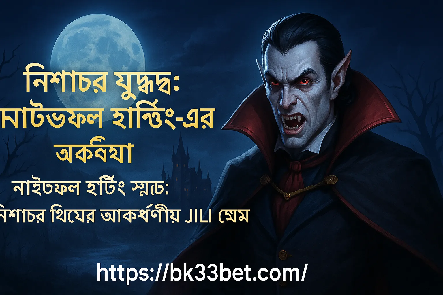 নাইটফল হান্টিং স্লট: নিশাচর থিমের আকর্ষণীয় JILI গেম