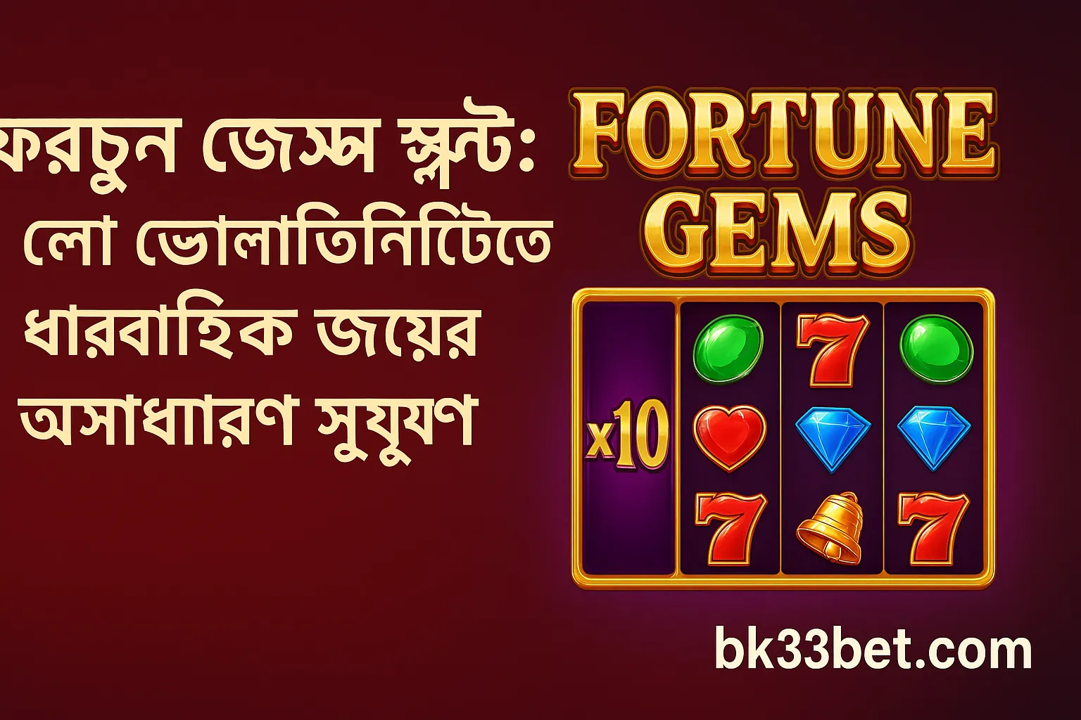 লো ভোলাটিলিটিতে ফরচুন জেমসে স্মার্ট জয়